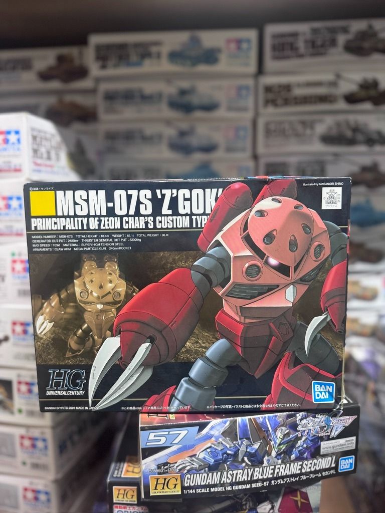 Bandai Hobby HGUC 1/144 MSM-07S Z'Gock (Char's Custom) - Modèle Gunpla