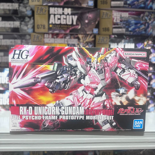 Bandai 1/144 HG HGUC 100 RX-0 Unicorn Gundam (Destory Mode) 獨角獸高達毀滅模式 5057399