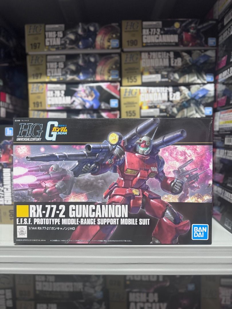 Bandai 1/144 HG HGUC 190 RX-77-2 GUNCANNON 鐳射大砲 雷射大炮 5057402