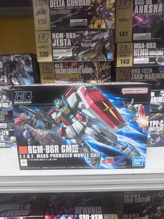 BANDAI HG HGUC 126 1/144 吉姆Ⅲ GM III RGM-86R 吉姆 3 量產型 肩/腰裝配飛彈發射器 5055882
