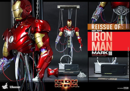 Hot Toys DS003 Iron Man 1/6 Mark III (Construction Version) 鐵甲奇俠 建構版 再版