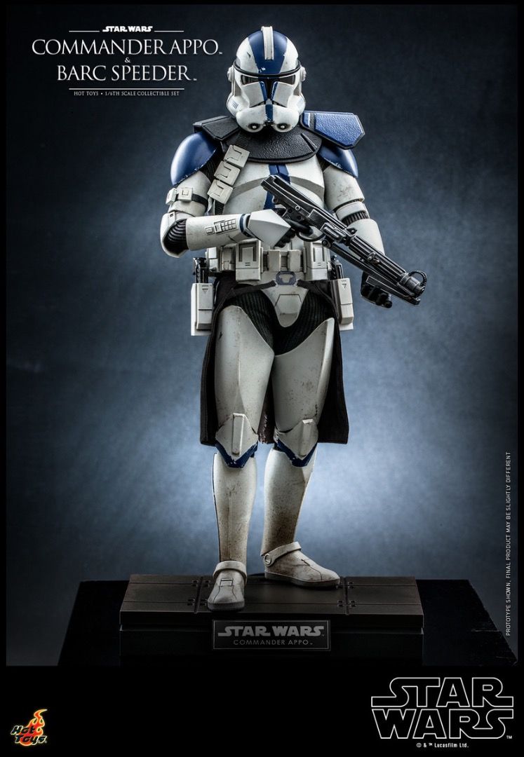 Hot Toys TMS076 1/6 Commander Appo and BARC Speeder Star Wars: The Clone Wars hottoys 星球大戰 複製人侵略