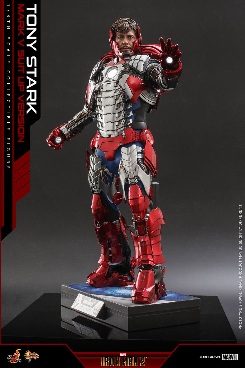 Hot Toys MMS599 Iron Man 鐵甲奇俠 2 Tony Stark (Mark V Suit up Version) 普通版