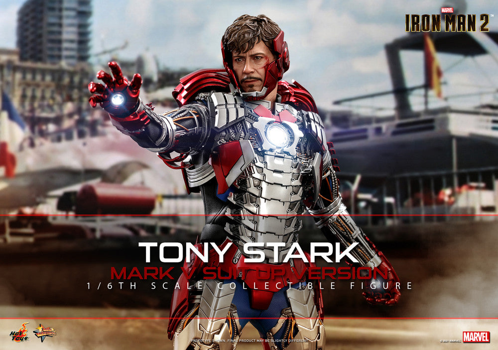 Hot Toys MMS599 Iron Man 鐵甲奇俠 2 Tony Stark (Mark V Suit up Version) 普通版