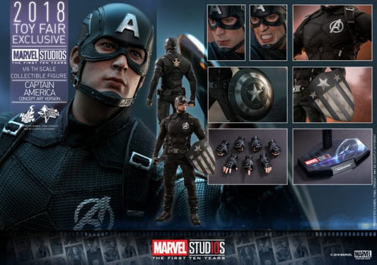 Hot Toys MMS488 MARVEL STUDIOS: THE FIRST TEN YEARS Captain America (Concept Art Version) 1/6 Scale Collectible Figure