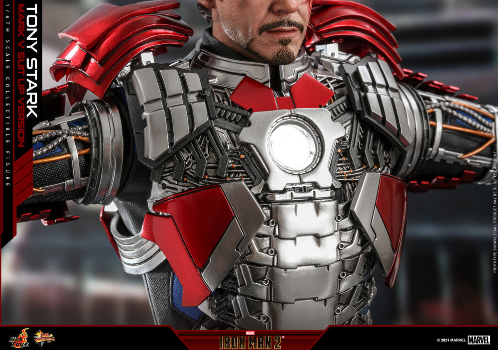 Hot Toys MMS599 Iron Man 鐵甲奇俠 2 Tony Stark (Mark V Suit up Version) 普通版