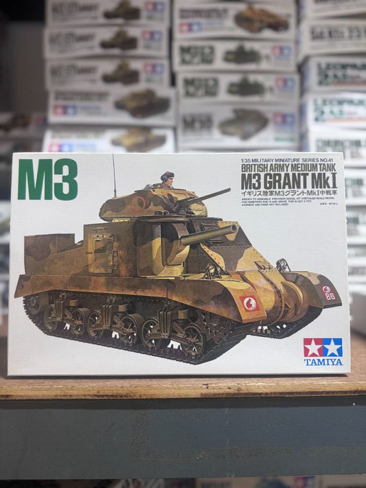 田宮 Tamiya 35041 1/35 British Army Medium Tank M3 Grant MKI Model Kit