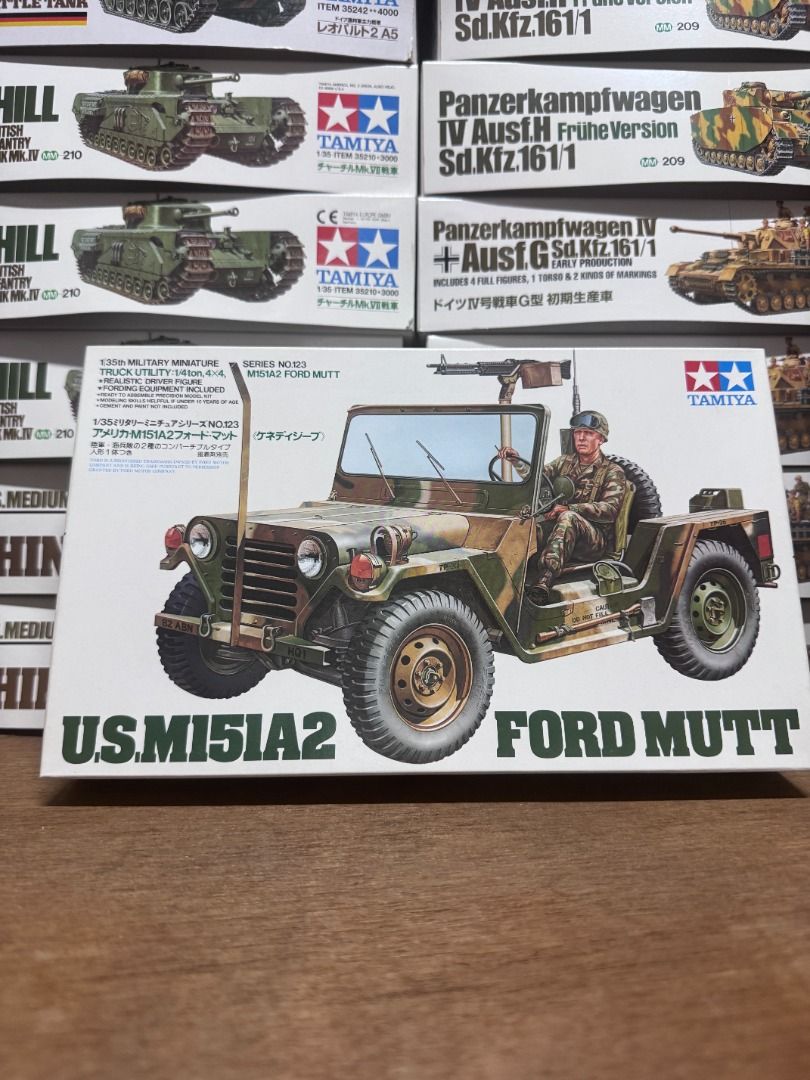 田宮 Tamiya 35123 1/35 U.S. M151A2 Ford Mutt Model Kit