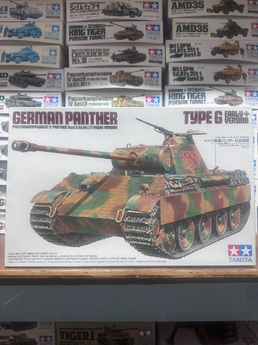 田宮 Tamiya 35170 1/35 GERMAN PANTHER TYPE G EARLY VERSION Model Kit