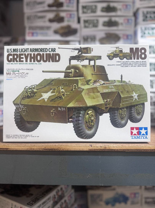 田宮 Tamiya 35228 1/35 U.S. M8 Light Truck Greyhound Model Kit
