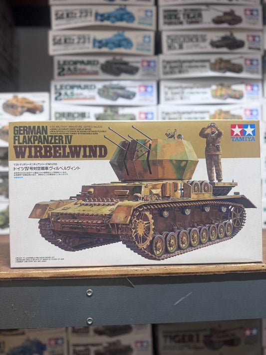 田宮 Tamiya 35233 1/35 German Flakpanzer Ⅳ Wirbelwind Model Kit