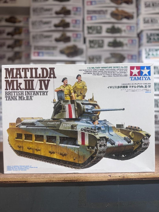 田宮 Tamiya 35300 1/35 Matilda Mk.Ⅲ/Ⅳ British Infantry Tank Mk.ⅡA* Model Kit
