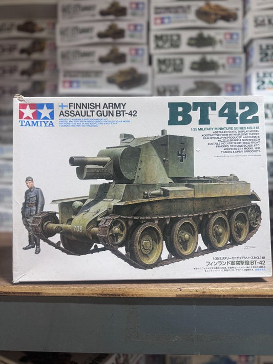 田宮 Tamiya 35318 1/35 Finnish Army Assault Gun BT-42 Model Kit