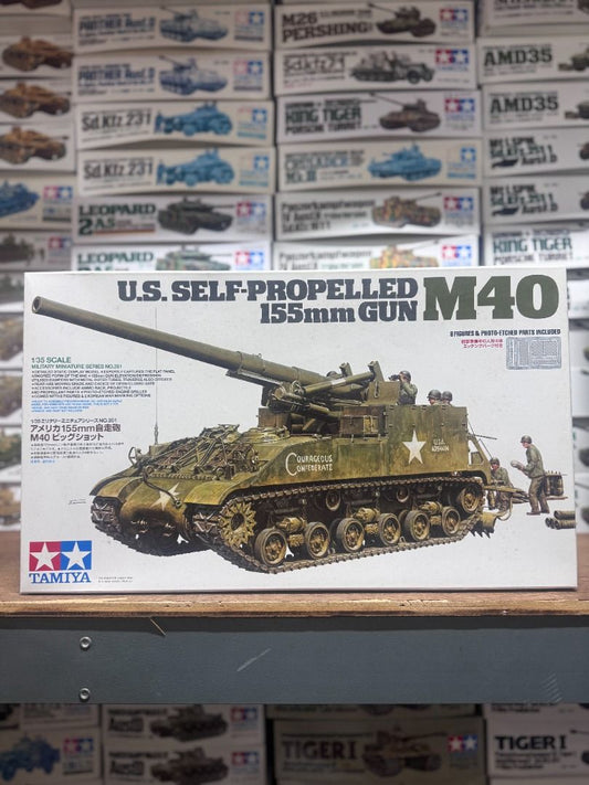 田宮Tamiya 35351 1/35 U.S. Self-Propelled 155mm Gun M40 Model Kit