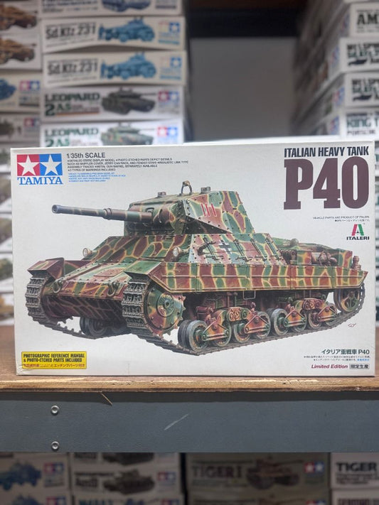 田宮 Tamiya 89792 1/35 Italian Heavy Tank P40v Model Kit
