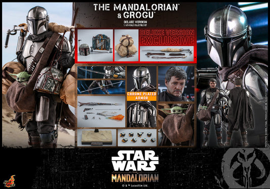Hot Toys TMS052 The Mandalorian and Grogu Deluxe 星球大戰 曼達洛人與小尤達 豪華版