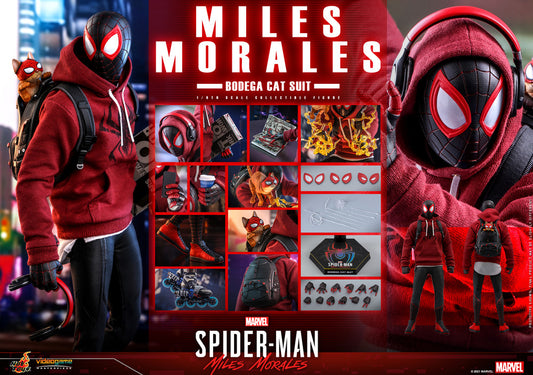 Hot Toys VGM50 Miles Morales MarvelÕs Spider-Man Bodega Cat Suit 