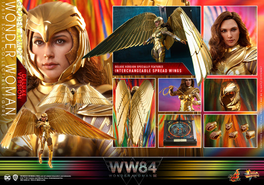 Hot Toys MMS578 Wonder Woman 神奇女侠 1984 Golden Armor Deluxe Version