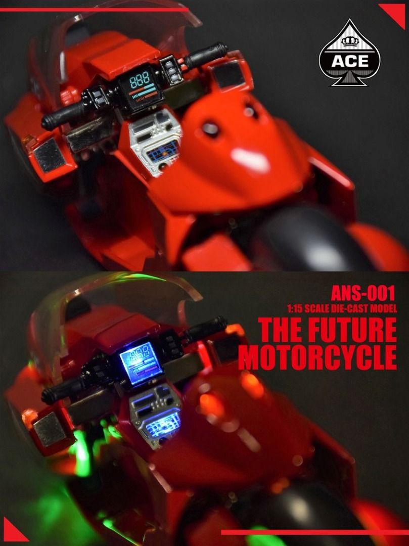 Ace Toyz 未來戰車 + 駕駛員 Figure 紅色/黑色