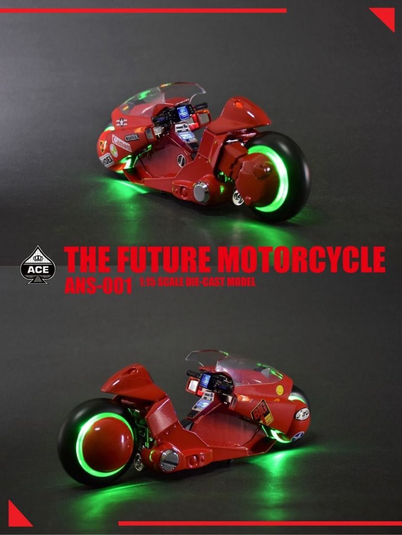 Ace Toyz 未來戰車 + 駕駛員 Figure 紅色/黑色