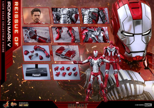 Hot Toys MMS400D18 Iron Man Mark V  Diecast 鐵甲奇俠2 Reissue
