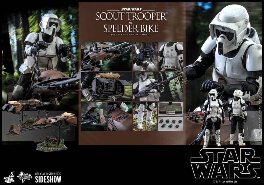 Hot Toys MMS612 Scout Trooper and Speeder Bike  Star Wars: Return of the Jedi 星球大戰