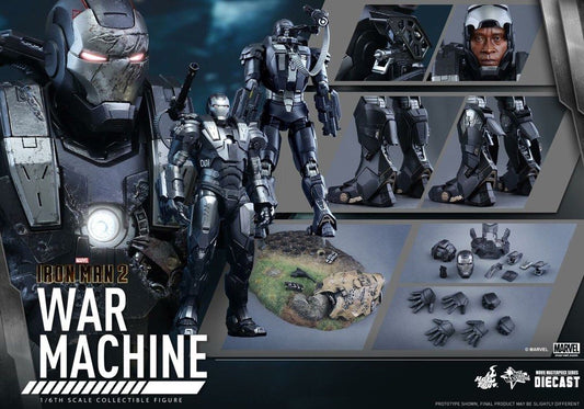 Hot Toys MMS331D13 IRON MAN 2 1/6 War Machine Reissue